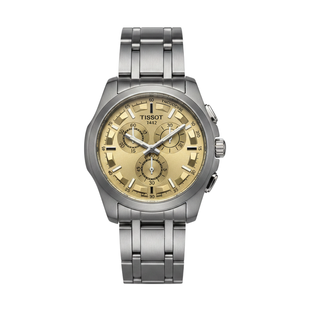 Tissot Couturier Chronograph (Champagne/Gold Dial Variant)